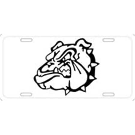 Bulldog License Plate Tags- X411